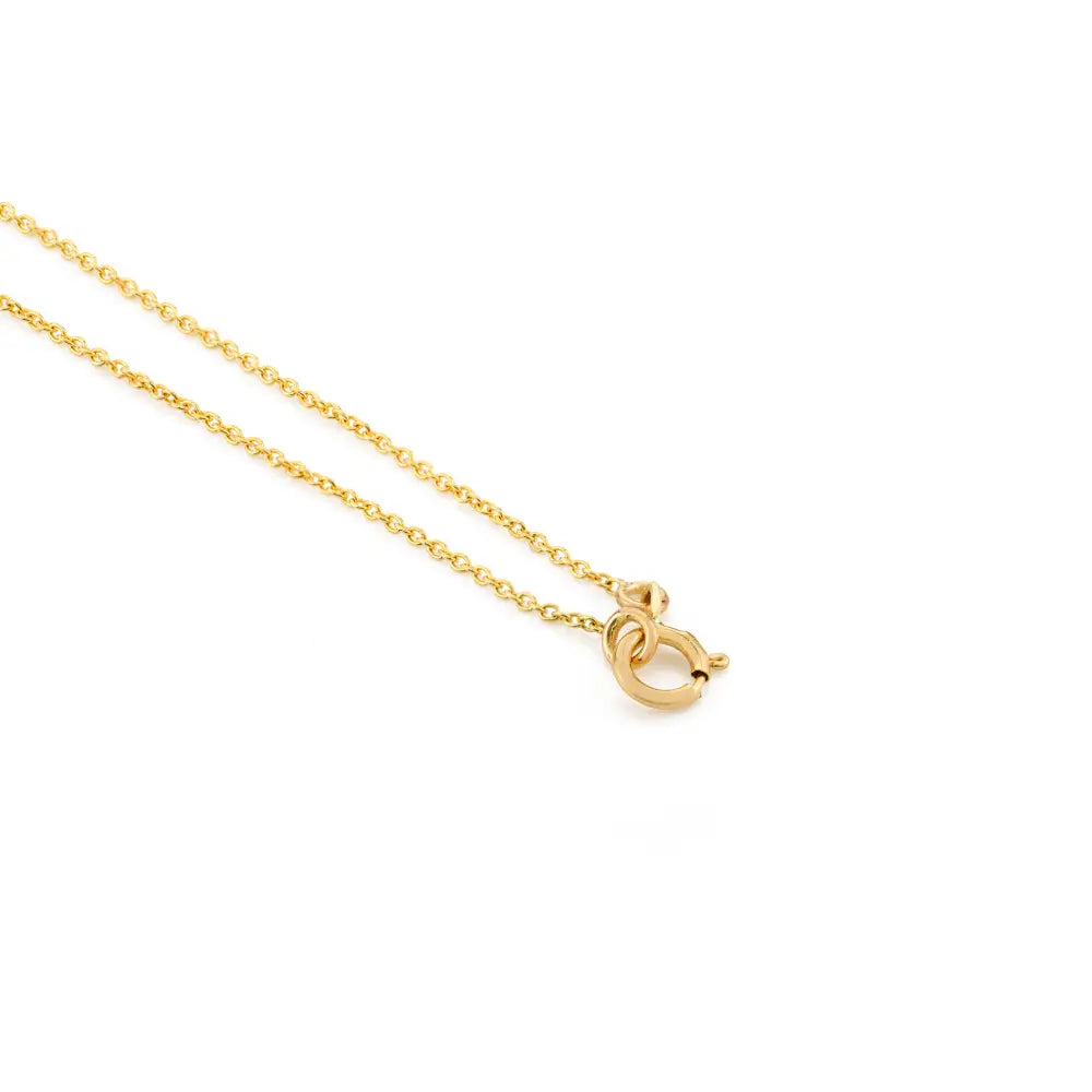 Emerald & White Black Diamond Sleeping Panda With Bamboo Pendant Necklace 18K Yellow Gold