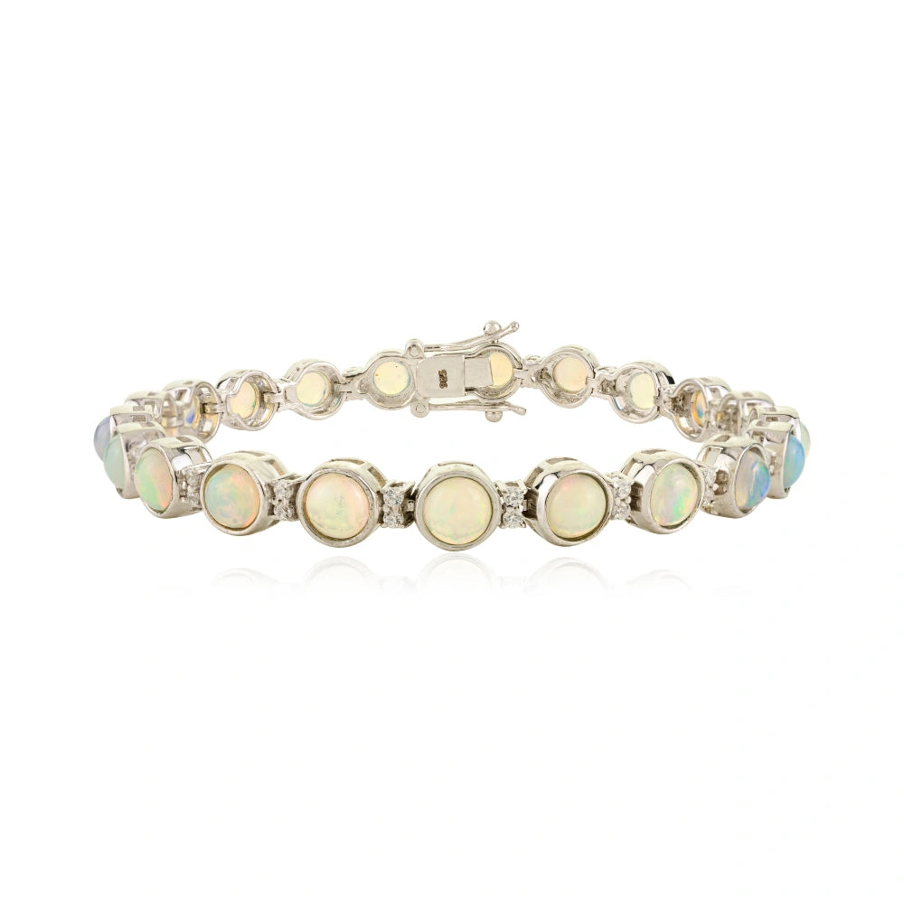 October Birthstone Jewelry Manufacture 100% Authentic Opal & American Diamond Exporter