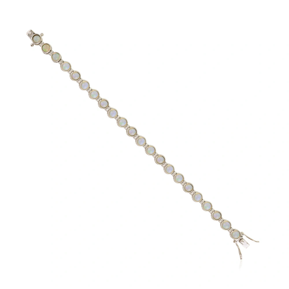 October Birthstone Jewelry Manufacture 100% Authentic Opal & American Diamond Exporter