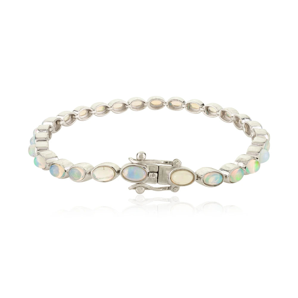 Exporter 100% Authentic Opal Sleek Bracelet For Women Best Selling Products October Birthstone