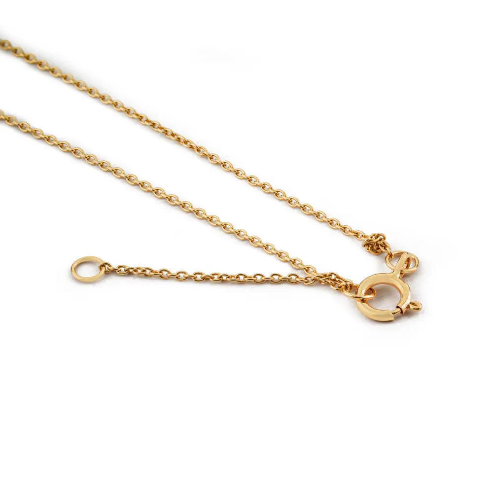 Princes Cut Diamond Solitaire Pendant Necklace Graduation Gift 14K Real Yellow Gold Jewelry
