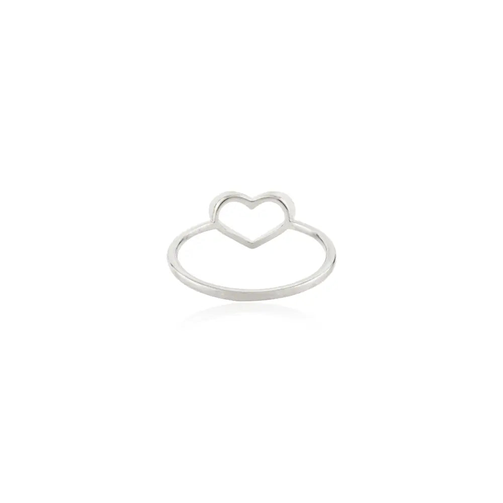 Colorful Gemstone Multi Sapphire Heart Shape Promise Ring Real K14 White Gold Anniversary Gift
