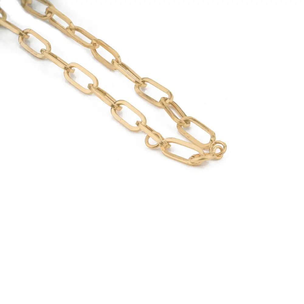 7x9 mm Oval Cut Emerald & Diamond 14K Real Gold Paperclip Chain Solitaire Cluster Pendant Necklace