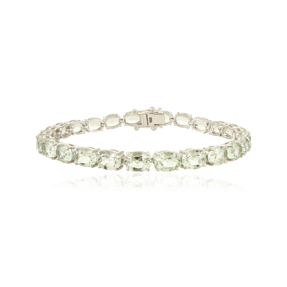 Latest Design Oval Cut 100% Authentic Lemon Quartz Stackable Bracelet Party Wear