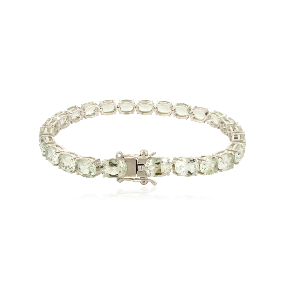 Latest Design Oval Cut 100% Authentic Lemon Quartz Stackable Bracelet Party Wear