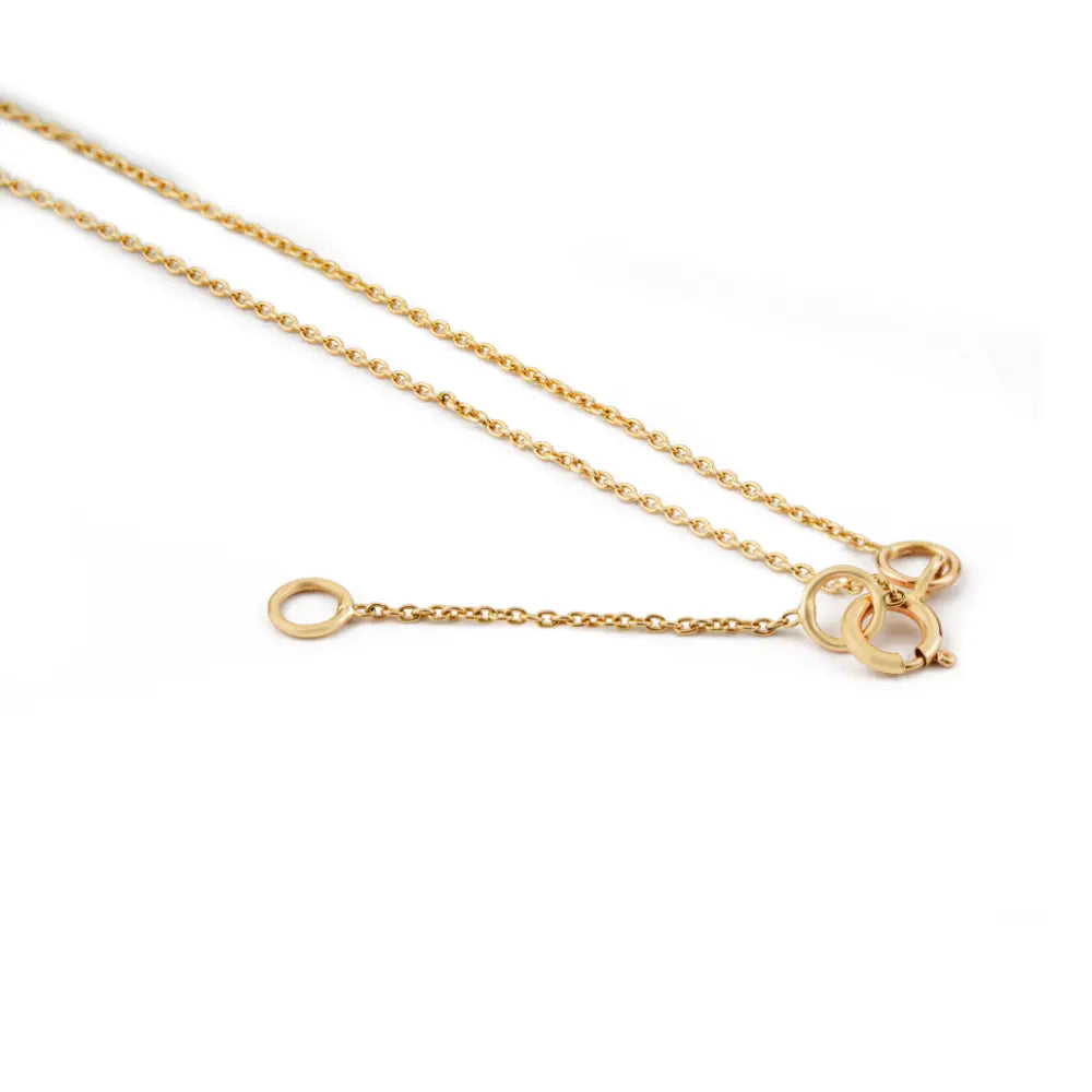 Pure 14K Yellow Gold Pear Cut Black Diamond Solitaire Pendant Necklace Stacking Jewelry