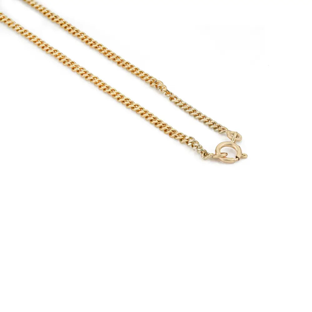 Handmade Natural Emerald Miami Cuban Chain Single Stone Pendant Necklace K14 Yellow Gold