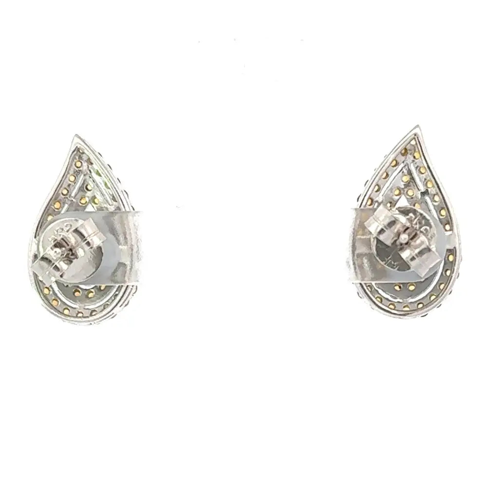 Newly Design Fine 925 Solid Silver Garnet Teardrop Stud Earrings Prong Setting Wedding Jewelry
