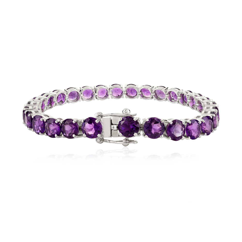 Best Selling Products 100% Authentic Amethyst Tennis Bracelet New Arrivals Bulk Order