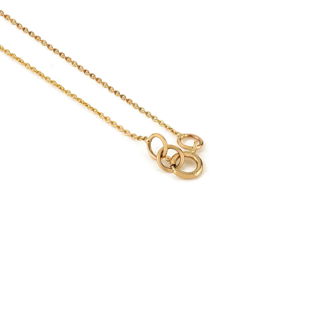 Minimalist Design Heart Shape Ruby Pendant Necklace Valentine's Day Gift 14K Real Gold