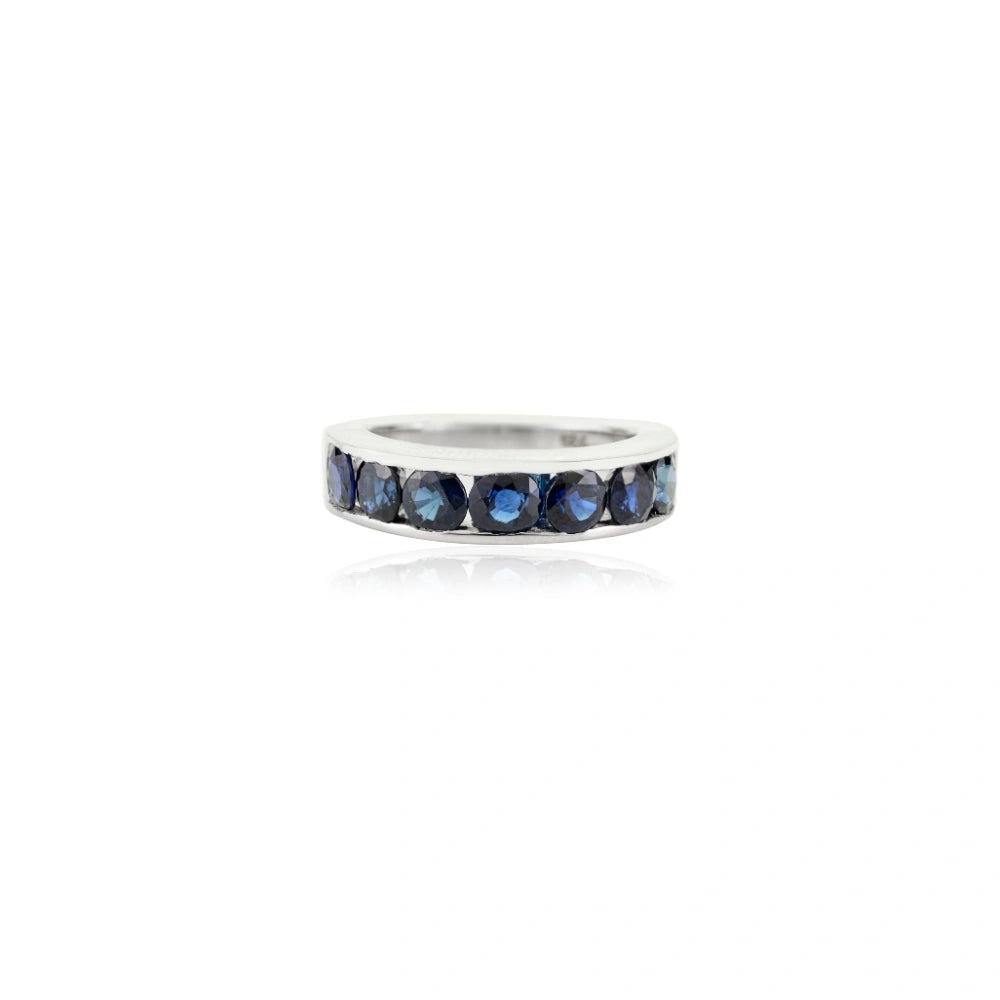 Most Beautiful Customized Silver Jewelry 100% Authentic Blue Sapphire Gemstone Ring