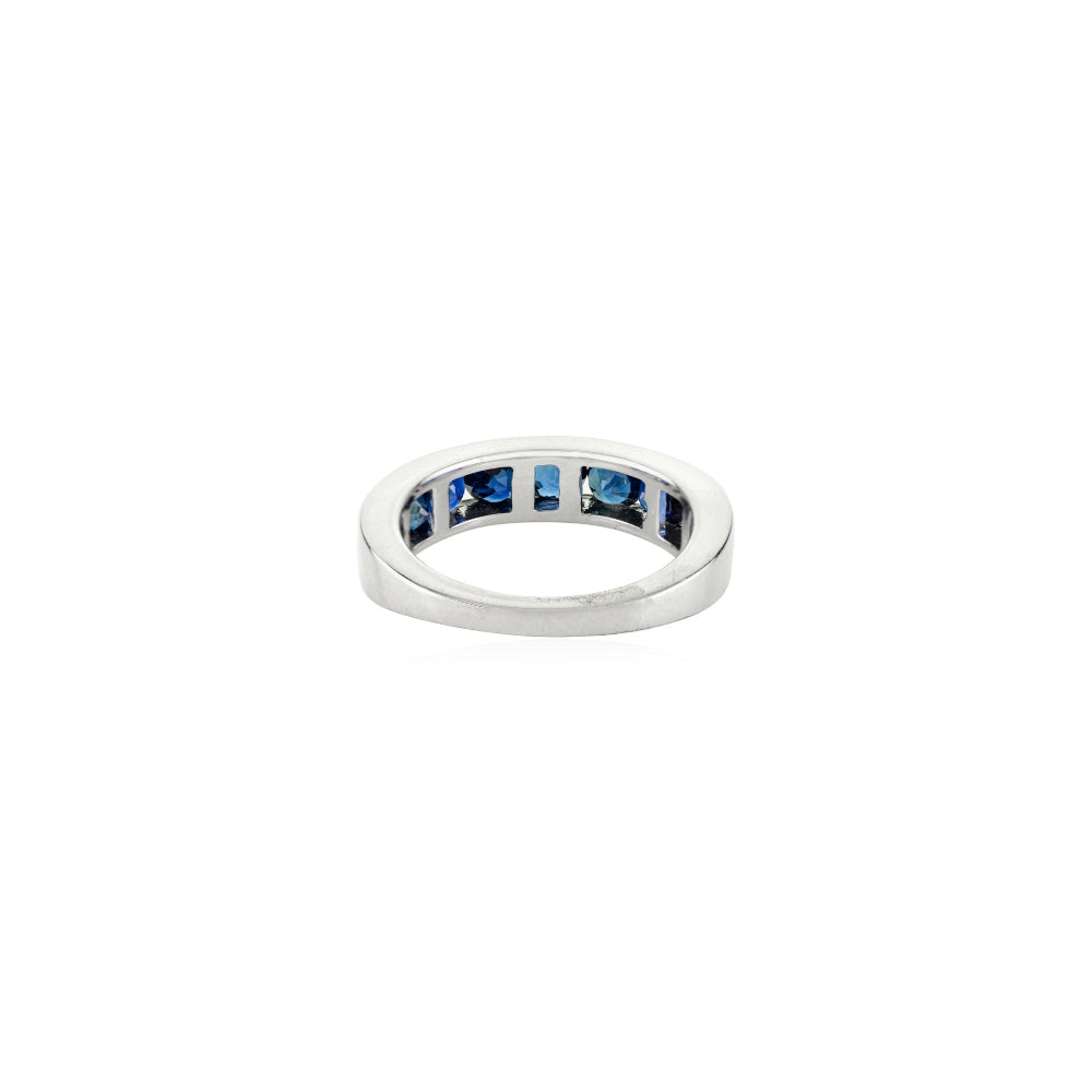 Most Beautiful Customized Silver Jewelry 100% Authentic Blue Sapphire Gemstone Ring