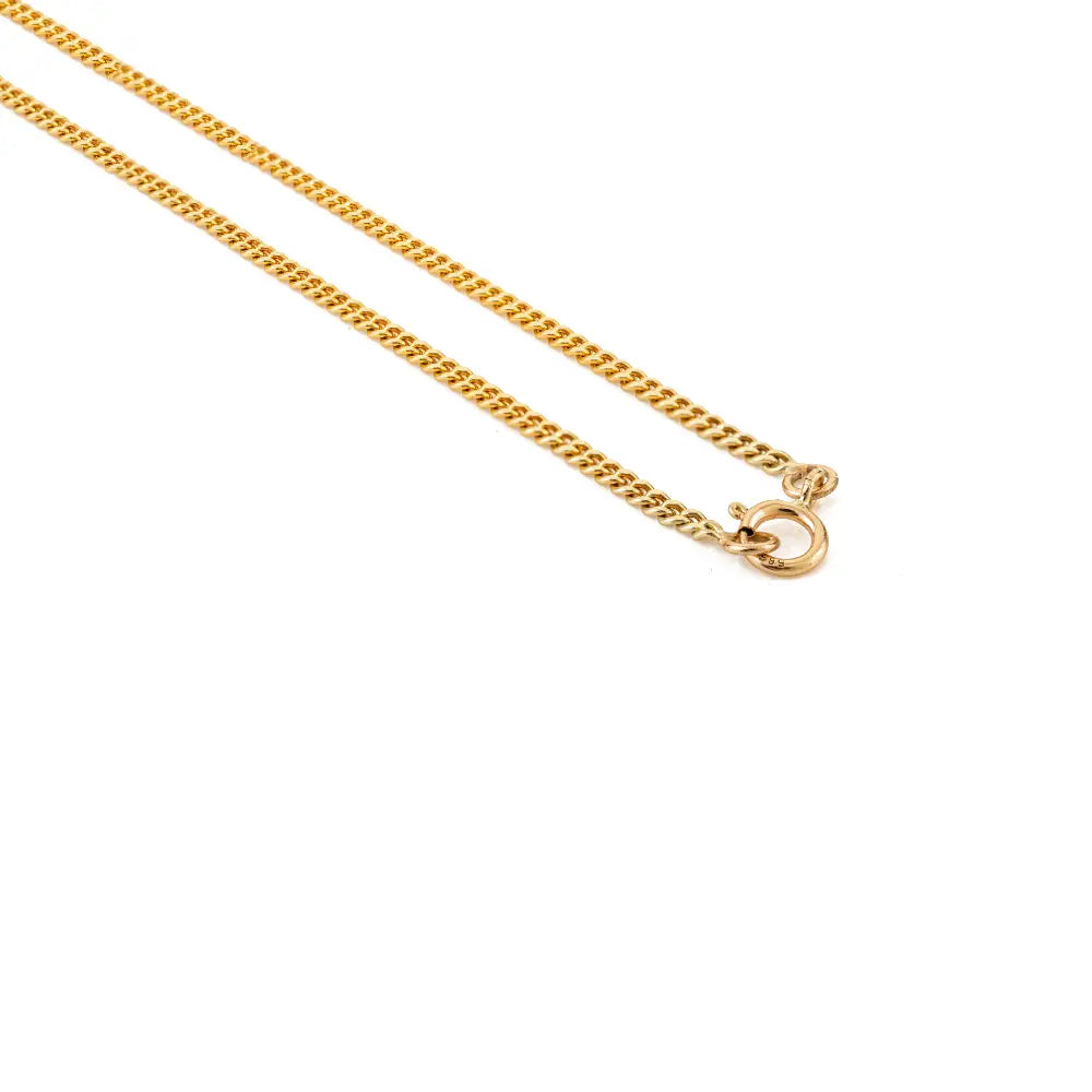 Heart Shape Gemstone Emerald & Diamond Cuban Chain Pendant Necklace 14K Solid Yellow Gold