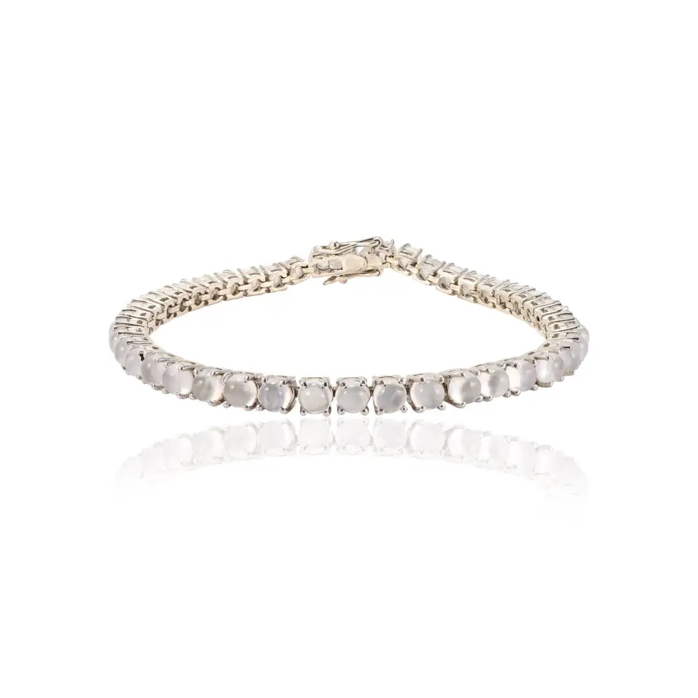 Best Selling Products Top Seller Sterling 925 Silver Cat's Eye Stackable Tennis Bracelet For Women