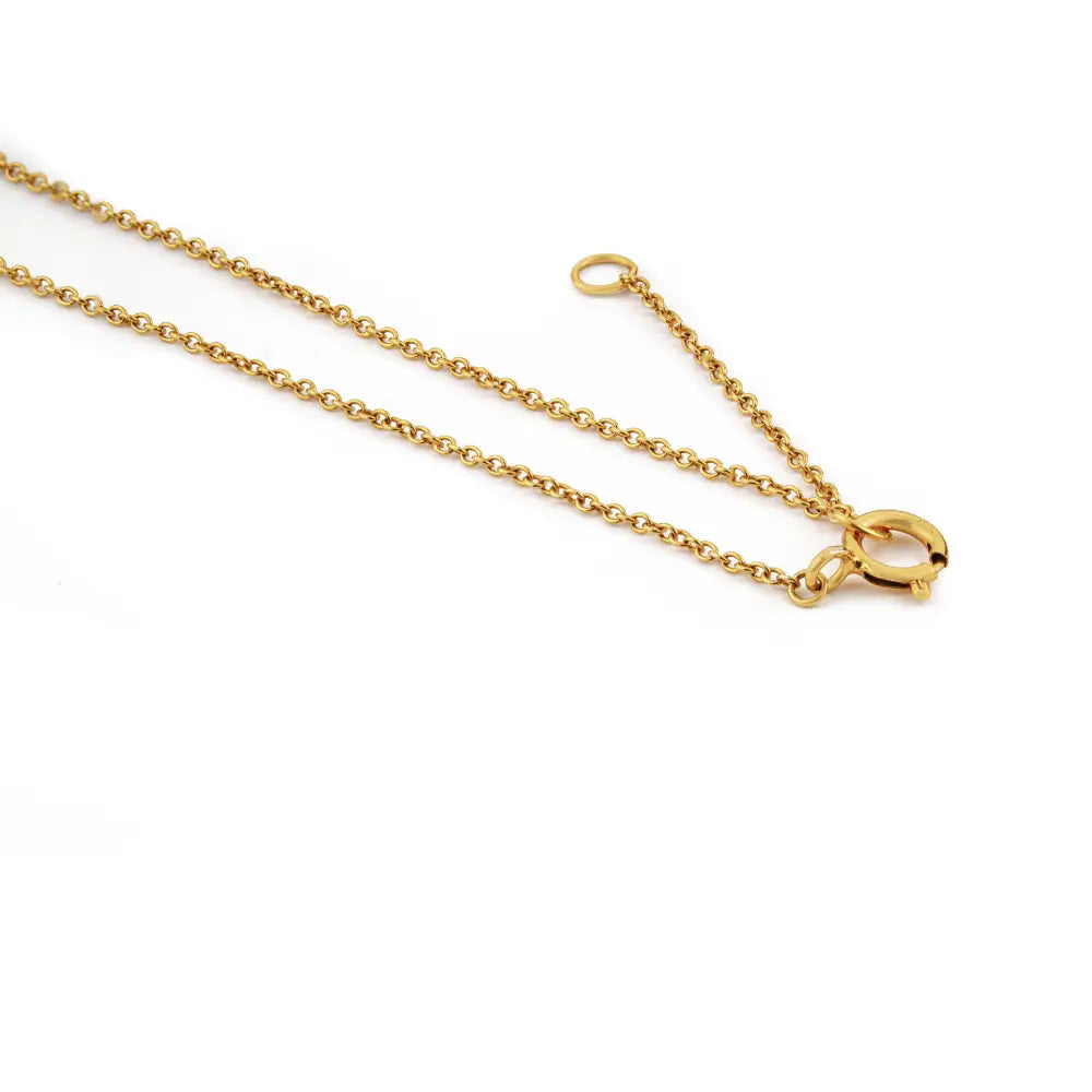Dainty Fine Real Diamond 14K Yellow Gold Minimalist Heart Shape Necklace Delicate Jewelry