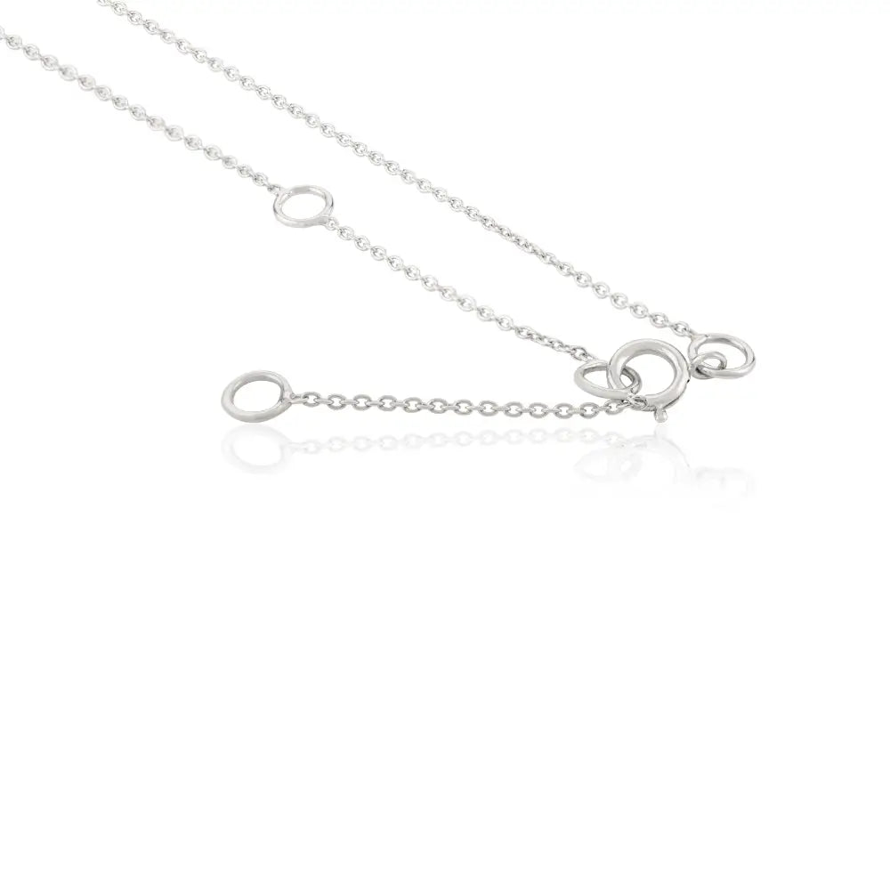 Genuine Oval Cut Blue Sapphire Single Stone Pendant Necklace Simple Everyday Jewelry