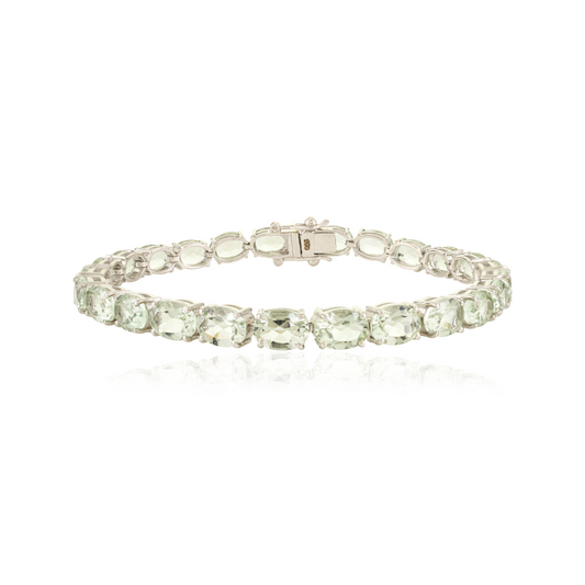 Latest Design Oval Cut 100% Authentic Lemon Quartz Stackable Bracelet Party Wear