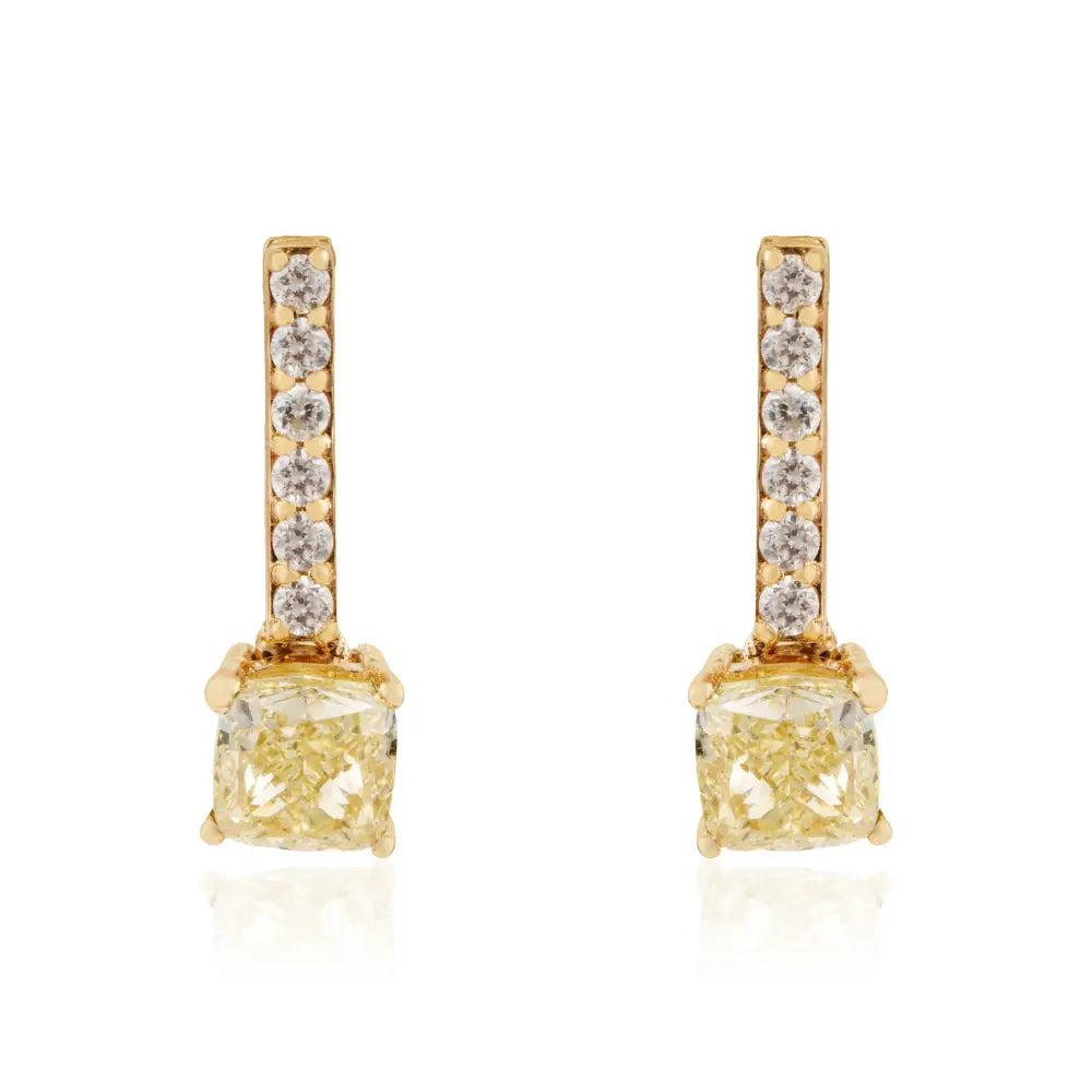 Minimal Solid 14K Yellow Gold Genuine Diamond Small Stud Earrings Everyday Wear Jewelry