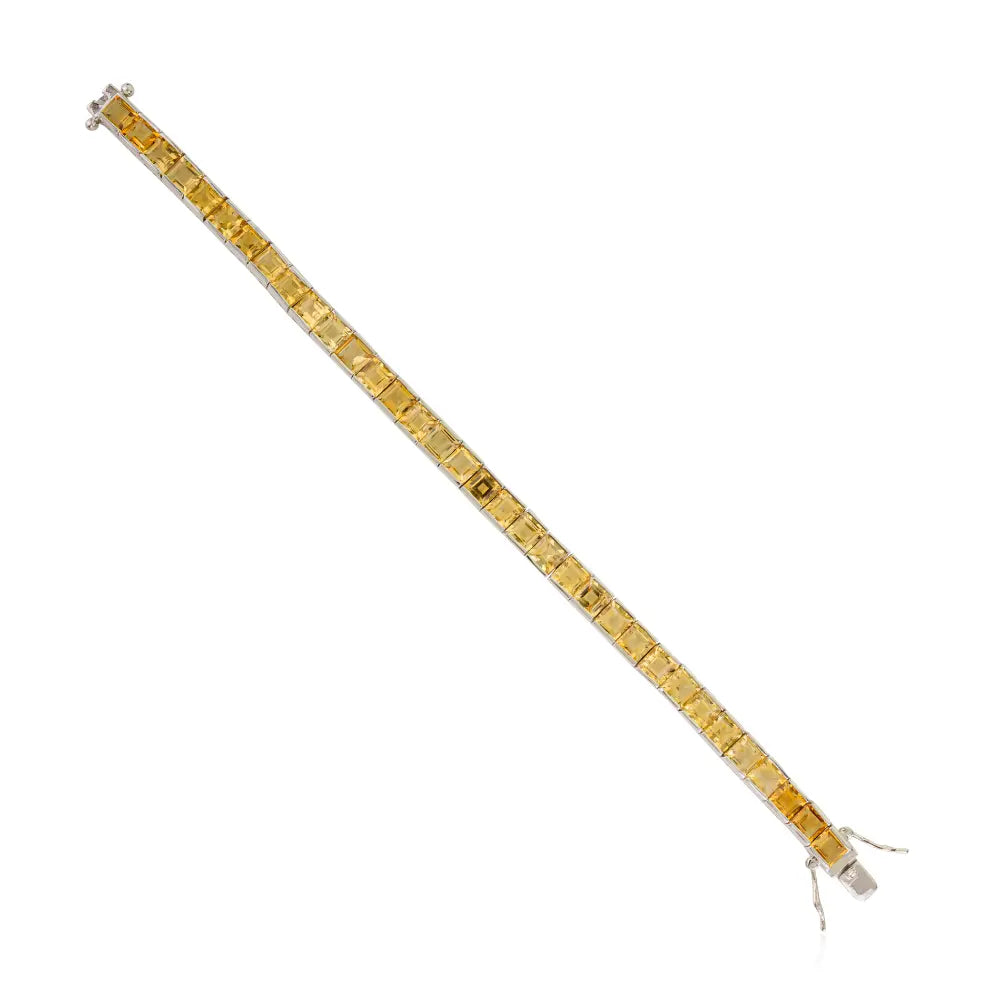 Best Selling Products Handmade Real Citrine Sleek Bracelet Top High Quality Jewelry
