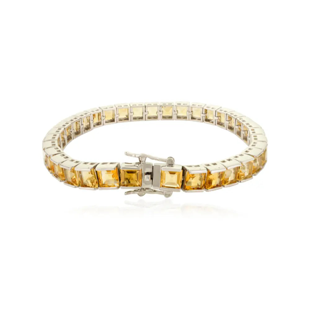 Best Selling Products Handmade Real Citrine Sleek Bracelet Top High Quality Jewelry