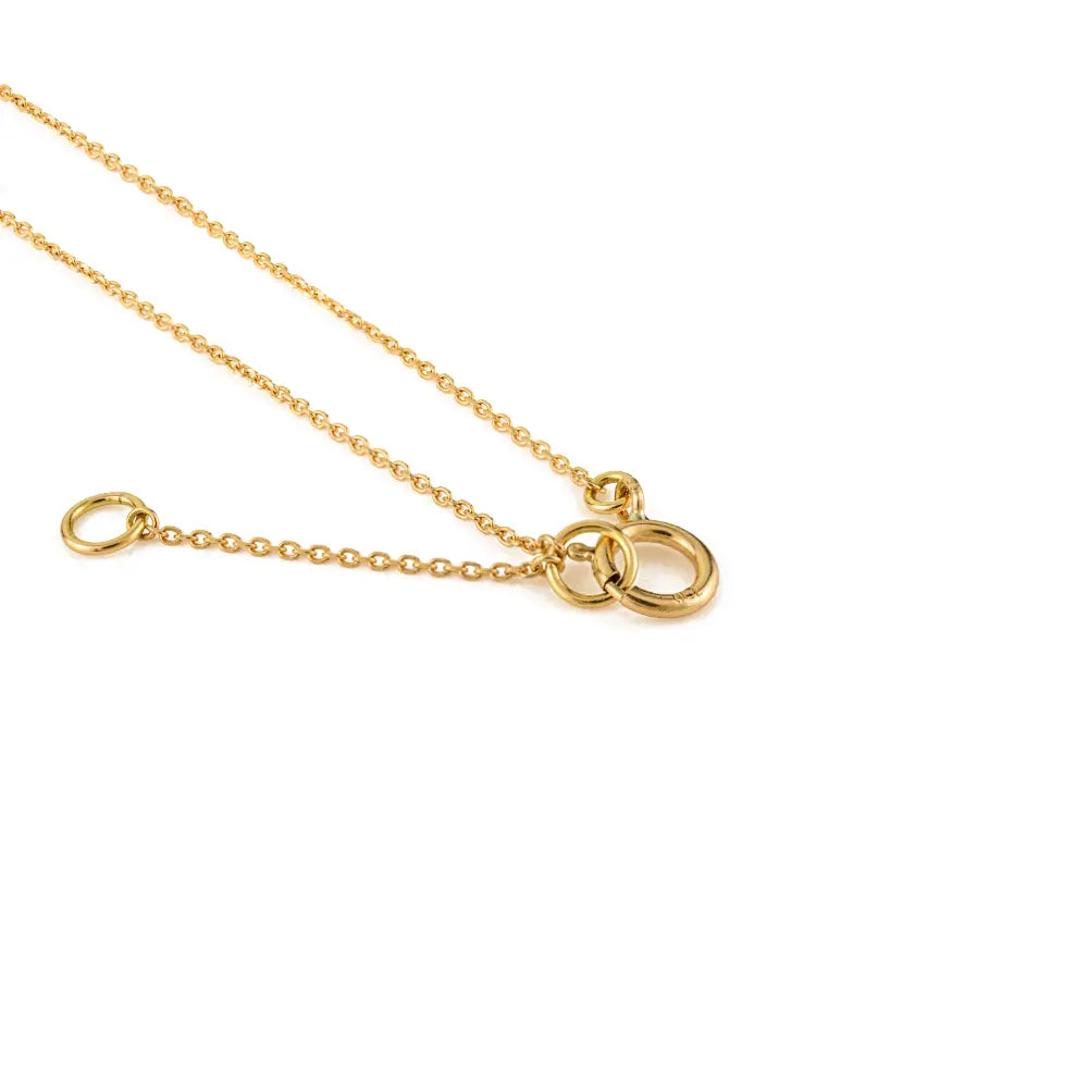 Delicate Stacking Station Chain Necklace Featuring Multi Sapphire Gemstone 18K Gold Jewelry